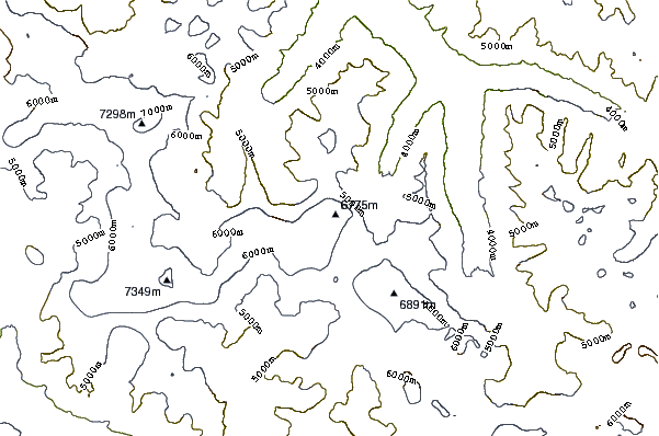 Mountain peaks around Yukshin Gardan Sar