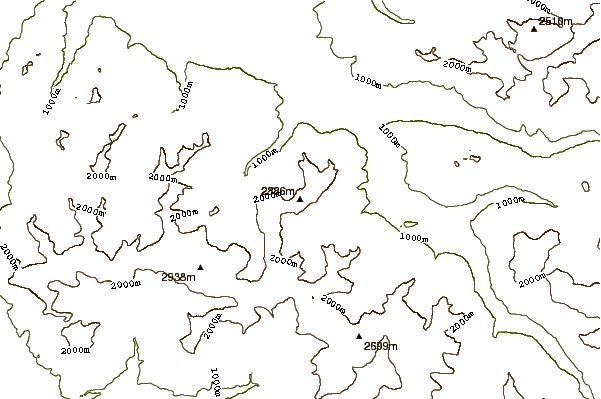 Mountain peaks around Zimba (mountain)