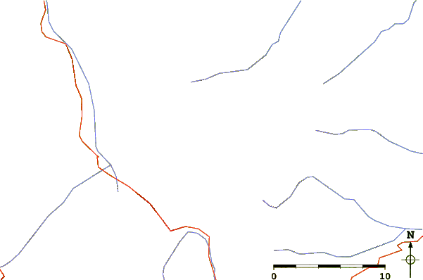 Roads and rivers around Zuckerhütl