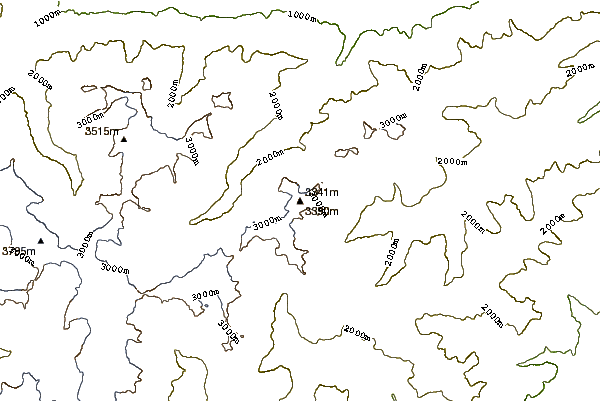 Mountain peaks around Zufrittspitze