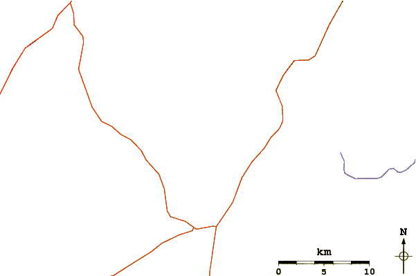 Roads and rivers around Zuni-Bandera volcanic field