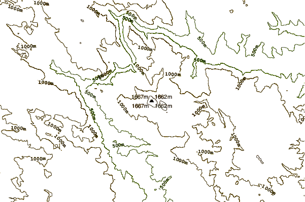 Mountain peaks around Zvijezda (Drina)