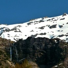 Sierra Nevada Volcano with waterfalls