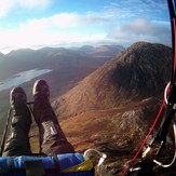 Bird'e eye view to Inagh Valley from Barrslivenaroy, Barrslievenaroy