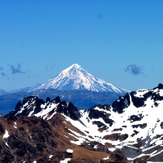 volcán lanín desde la cumbre del cerro atravesado, Volcan Lanin