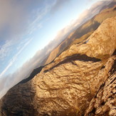 Paragliding flight above Barrslievenaroy