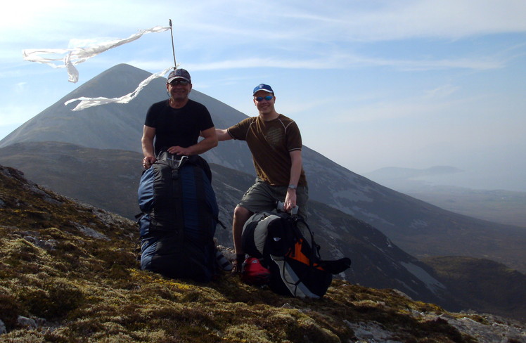 View from East Site paragliding take-off site, Croagh Patrick