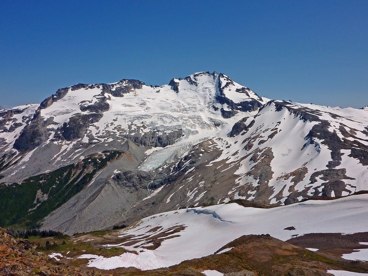 Castle Towers from the Gentian Pass area, Castle Towers Mountain