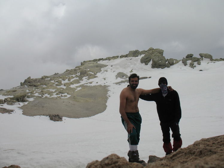 Snowy Afternoon on Damavand Peak, Damavand (دماوند)