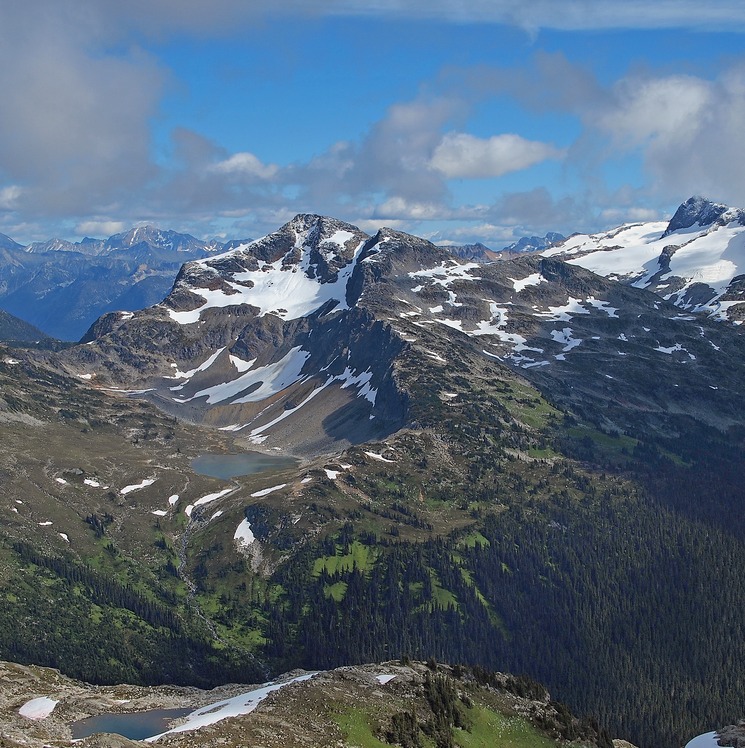 Caltha Peak from Tabletop Mountain