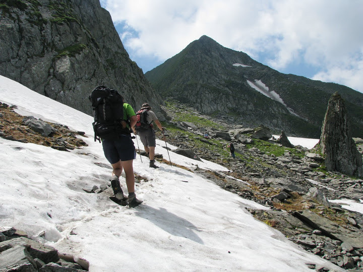 Summer snow, Moldoveanu