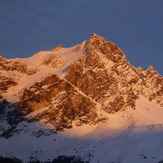 Piz Mitgel, view from Riom/Tigignas