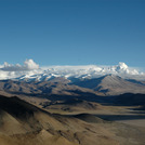 Mount Everest and Cho Oyu from Tingri