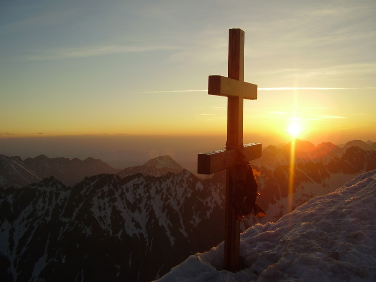 Cross on the summit, Krivan