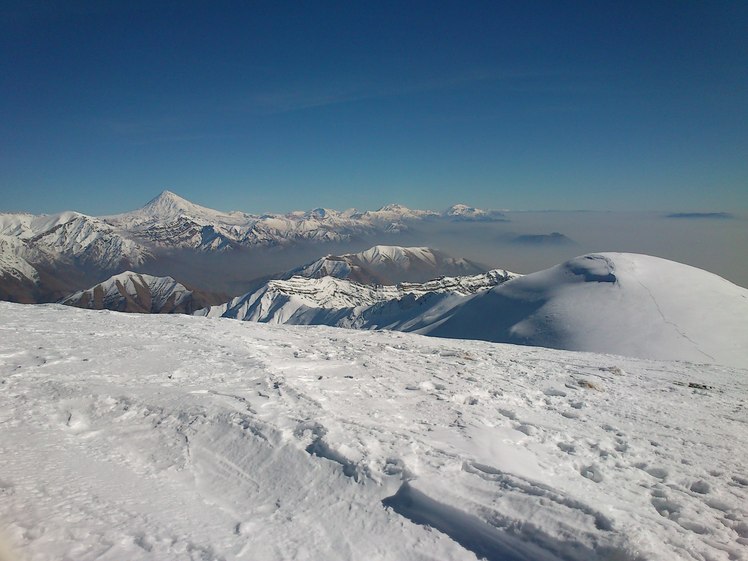 damavand from tochal, Touchal