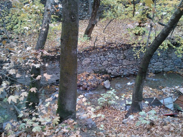 river in fall, Touchal