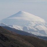 Damavand in clouds, Damavand (دماوند)