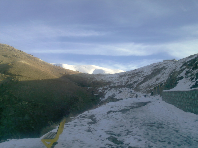 قله توچال از ابتدای مسیر ایستگاه 5, Touchal