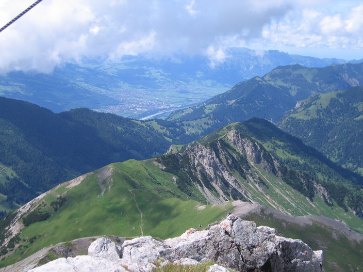 View of trail up to Augstenberg, Augstenberg (Liechtenstein)