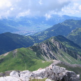 View of trail up to Augstenberg, Augstenberg (Liechtenstein)