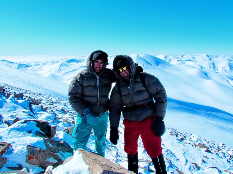 amir & salar .F sahand top of kamal Mountain in sahand