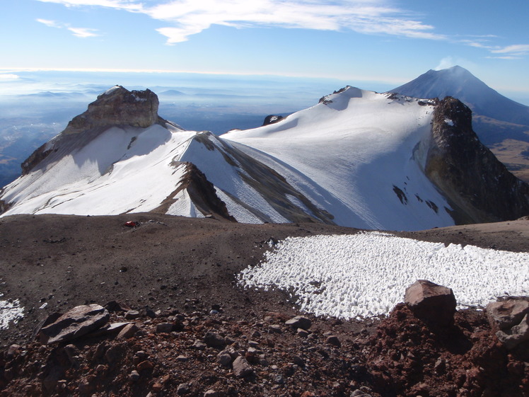 view from the summit, Iztaccihuatl