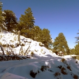 White roads, Nevado de Colima