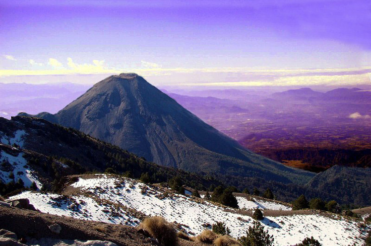 Actived Volcano near to Nevado de Colima