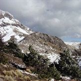 Running out of snow, Nevado de Colima