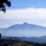 Silouttes view from Tapalpa, Nevado de Colima