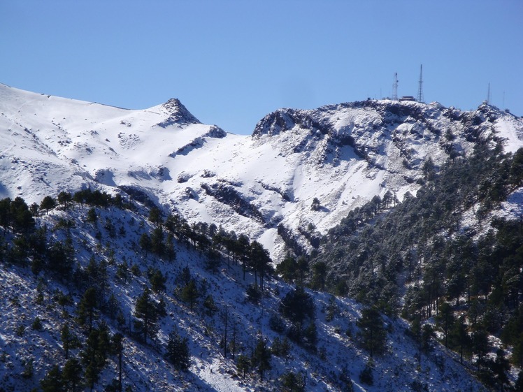 Climb to the peak, Nevado de Colima