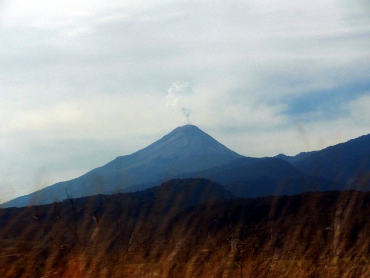 Actived Volcano El Colima, Nevado de Colima