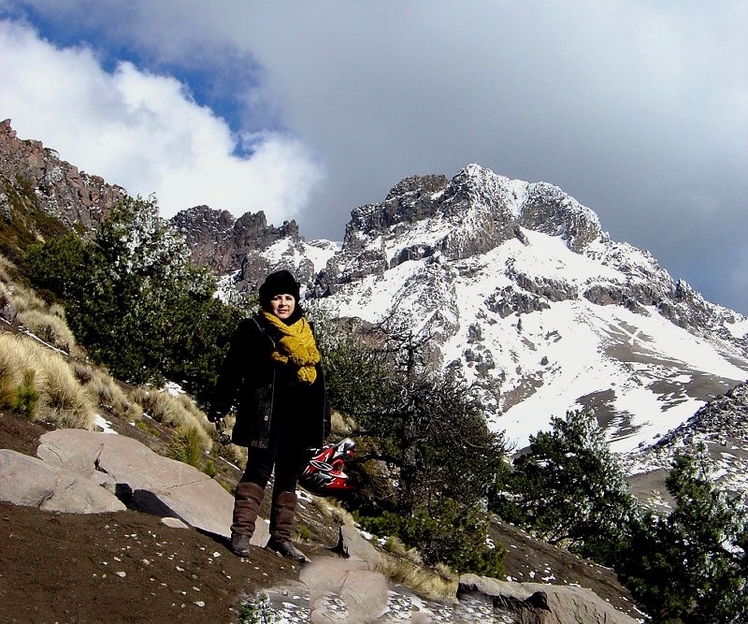 Very near the peak, Nevado de Colima