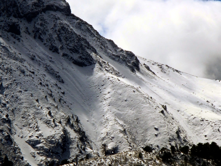 Shades of snow, Nevado de Colima