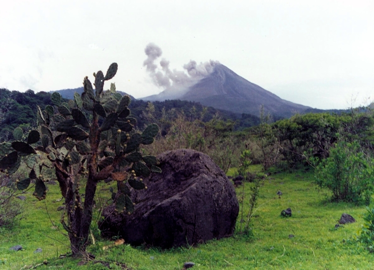 Fire Volcano ash and fumaroles, Nevado de Colima