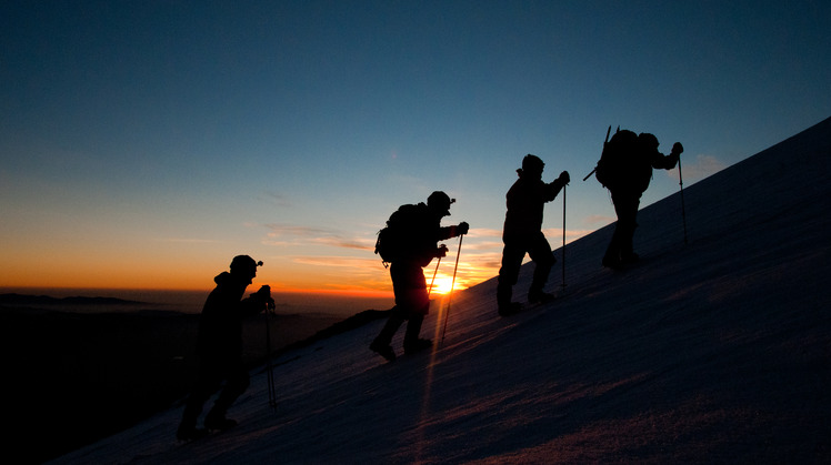 Amancer en el Lanin, Volcan Lanin