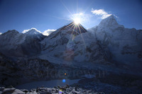 Sunrise from the summit of Everest, Mount Everest photo