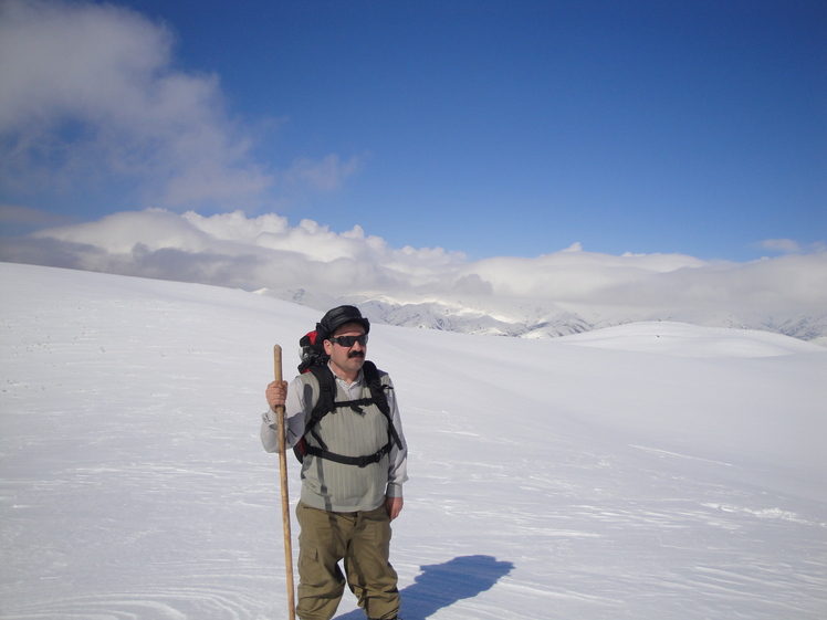 Cloud on top of Binalood, Mount Binalud