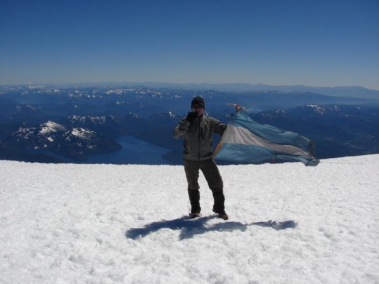 Cumbre.... lo mejor del paisaje..., Volcan Lanin