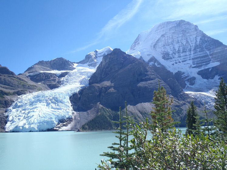 Berg Lake, Berg Glacier and Mt. Robson, Mount Robson