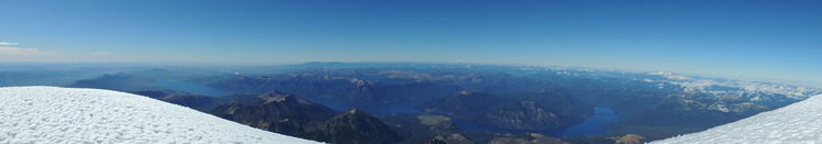 Foto 180° Cumbre Vn Lanin, Volcan Lanin