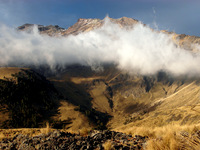 Iztaccihuatl in dry season photo