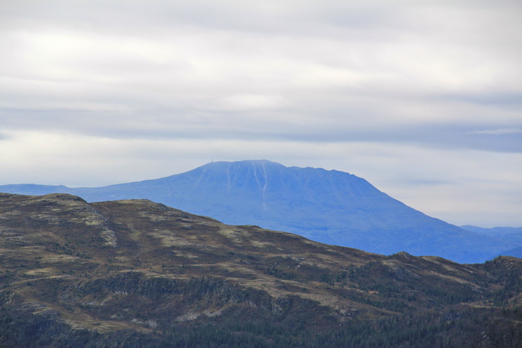 Gaustadtoppen seen from Veggli