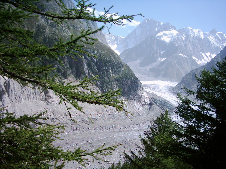 Mer de Glace, Grandes Jorasses