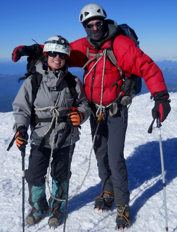 Cumbre del Vn Lanin www.rumbopatagonia.com, Volcan Lanin