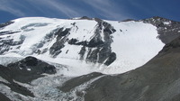 Plomo view from La Hoya camp, El Plomo photo