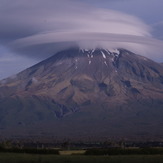 wind cloud, Mount Egmont/Taranaki