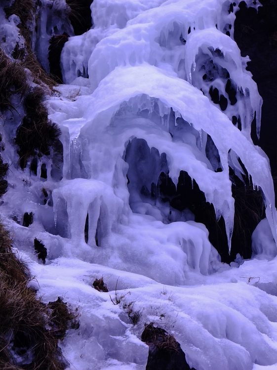 Ice Sculptors on Carrauntoohil Mountain Co Kerry Ireland