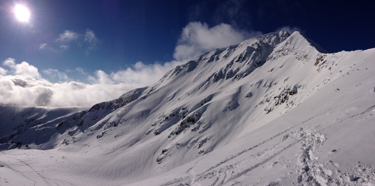 Todorka peak in winter.