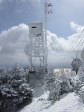 Tower on top of Killington Peak photo